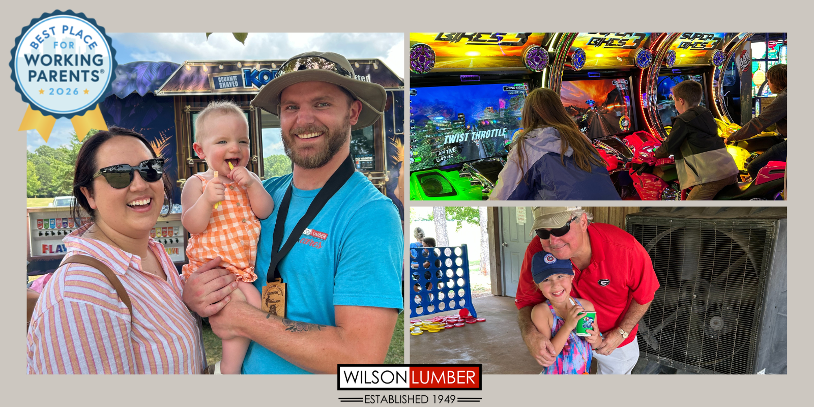 Wilson Lumber Named Best Places for Working Parents in 2026