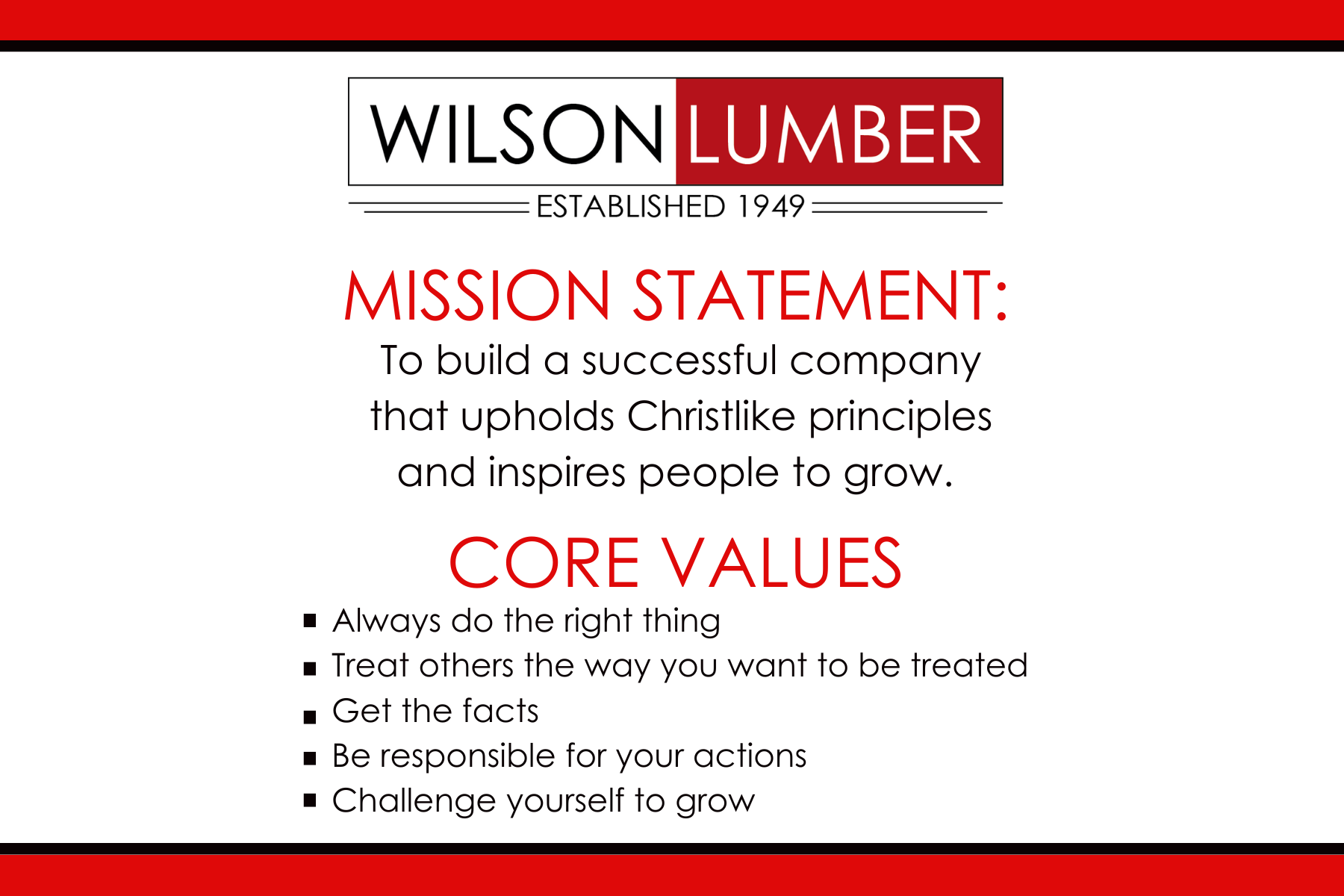 MISSION STATEMENT